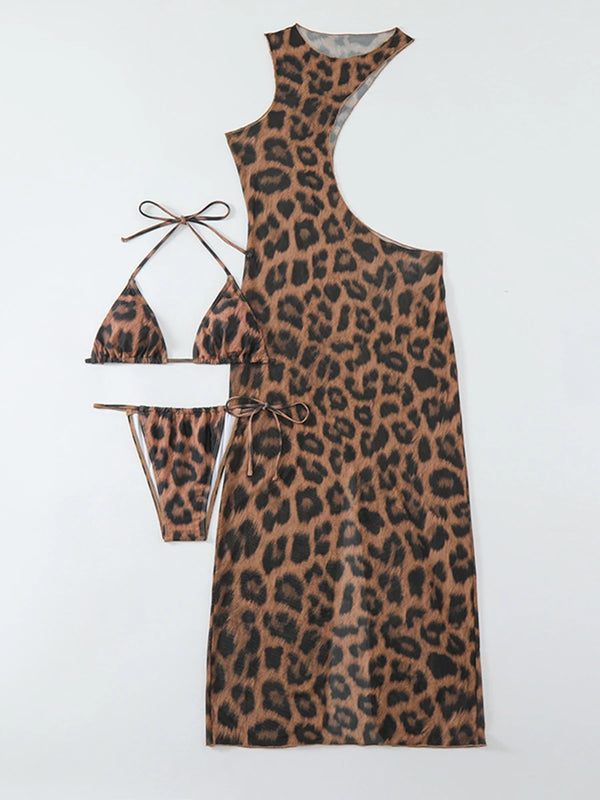 Leopard Print Bikini Set