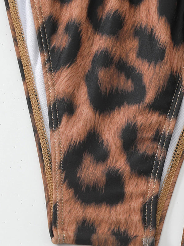 Leopard Print Bikini Set