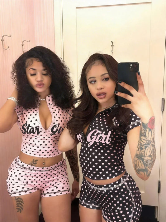 Playful Polka Dot Fashion Set