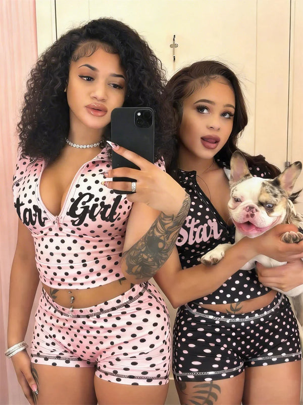 Playful Polka Dot Fashion Set