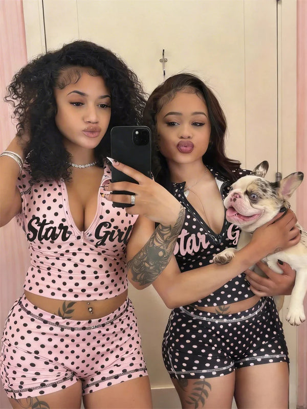 Playful Polka Dot Fashion Set