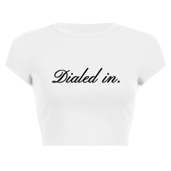 Trendy Gothic Crop Top