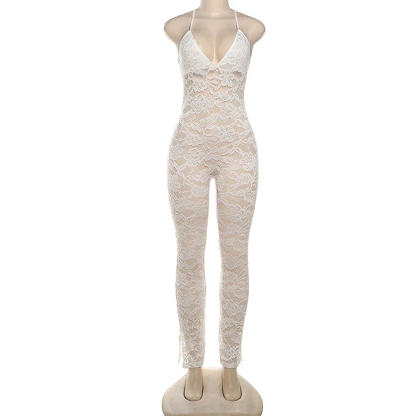 Stylish Backless Summer Jumpsuit